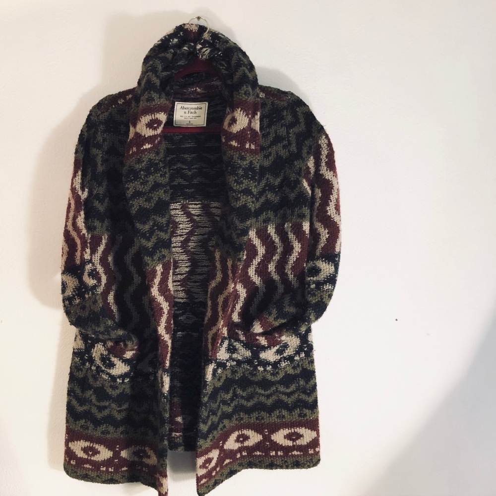 ♦️SOLD♦️Abercrombie & Fitch open Cardigan S